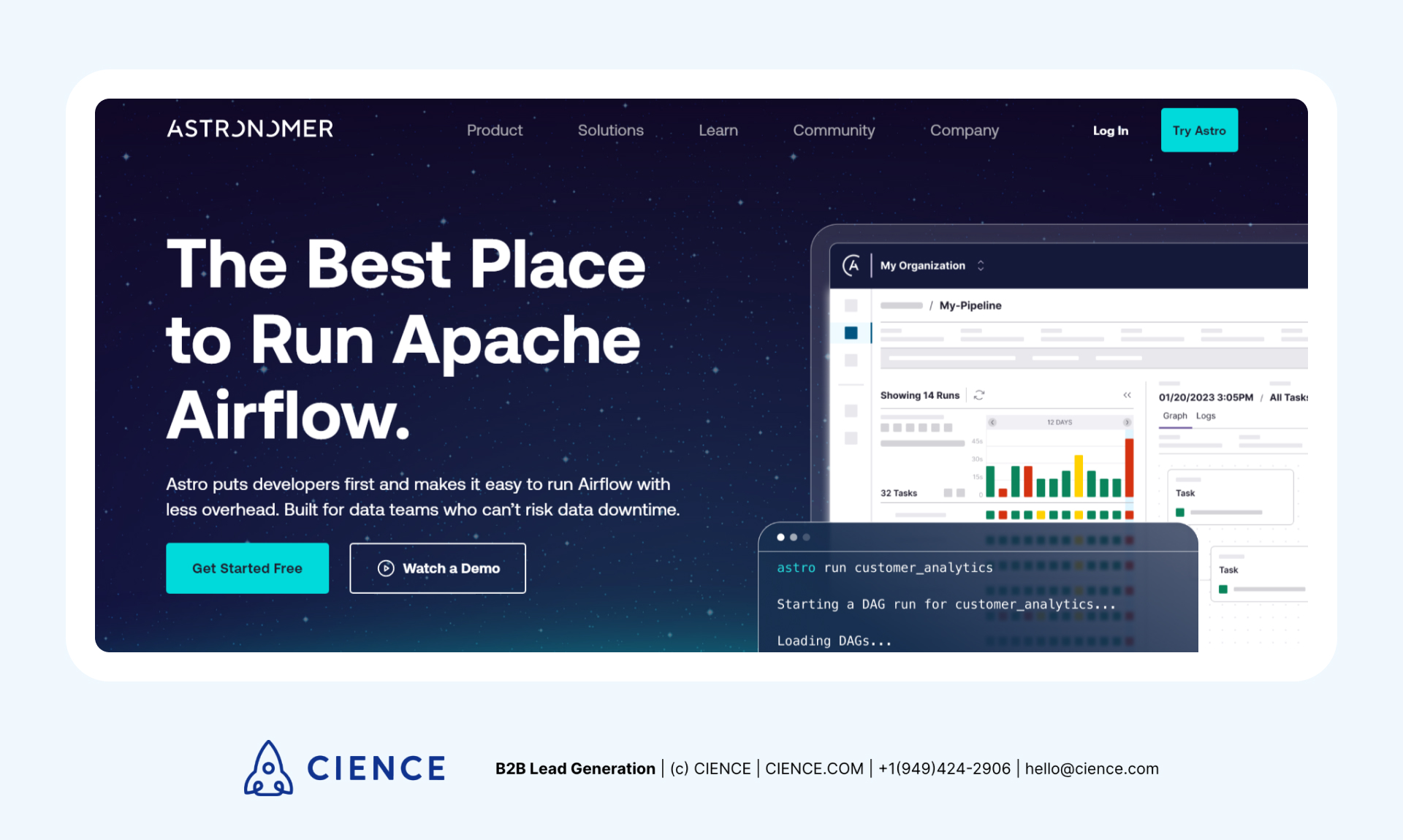 Astronomer data orchestration